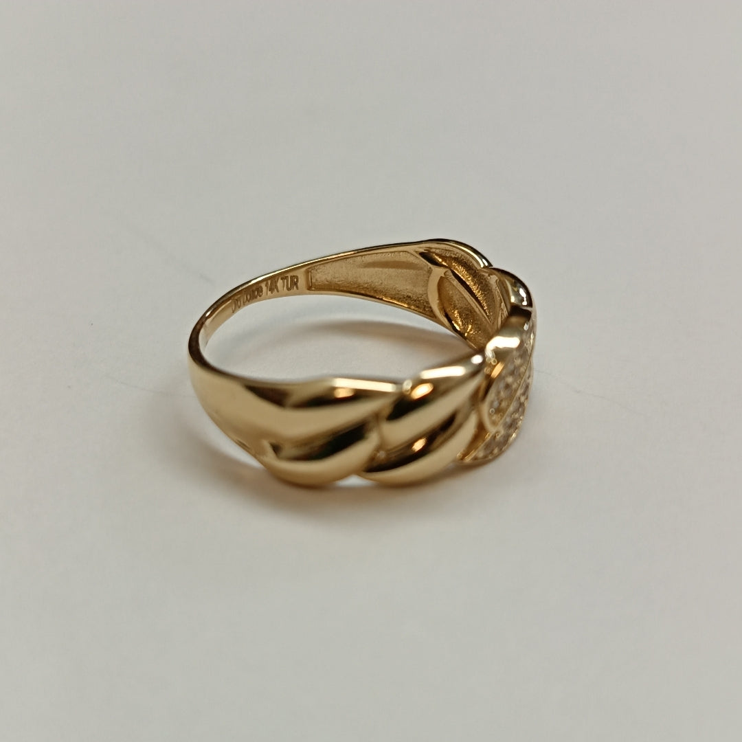 ANILLOS DAMA ORO 14K 2 (NUEVO)