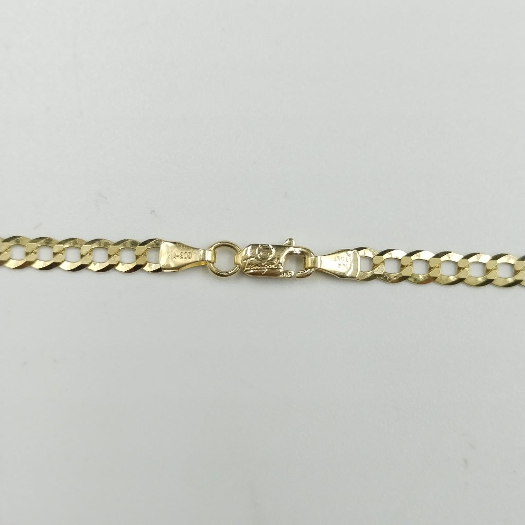 CADENAS BARBADA AMARILLA ORO 14K 8 (NUEVO)