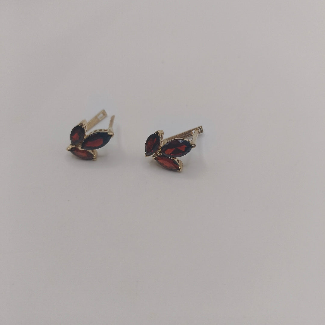 BROQUELES ORO 14K 4.3 (NUEVO)