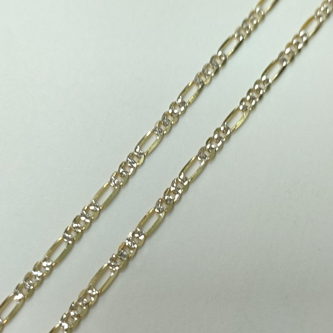 CADENAS CARTIER 3*1 DIAMANTADA ORO 14K 5.1 (NUEVO)