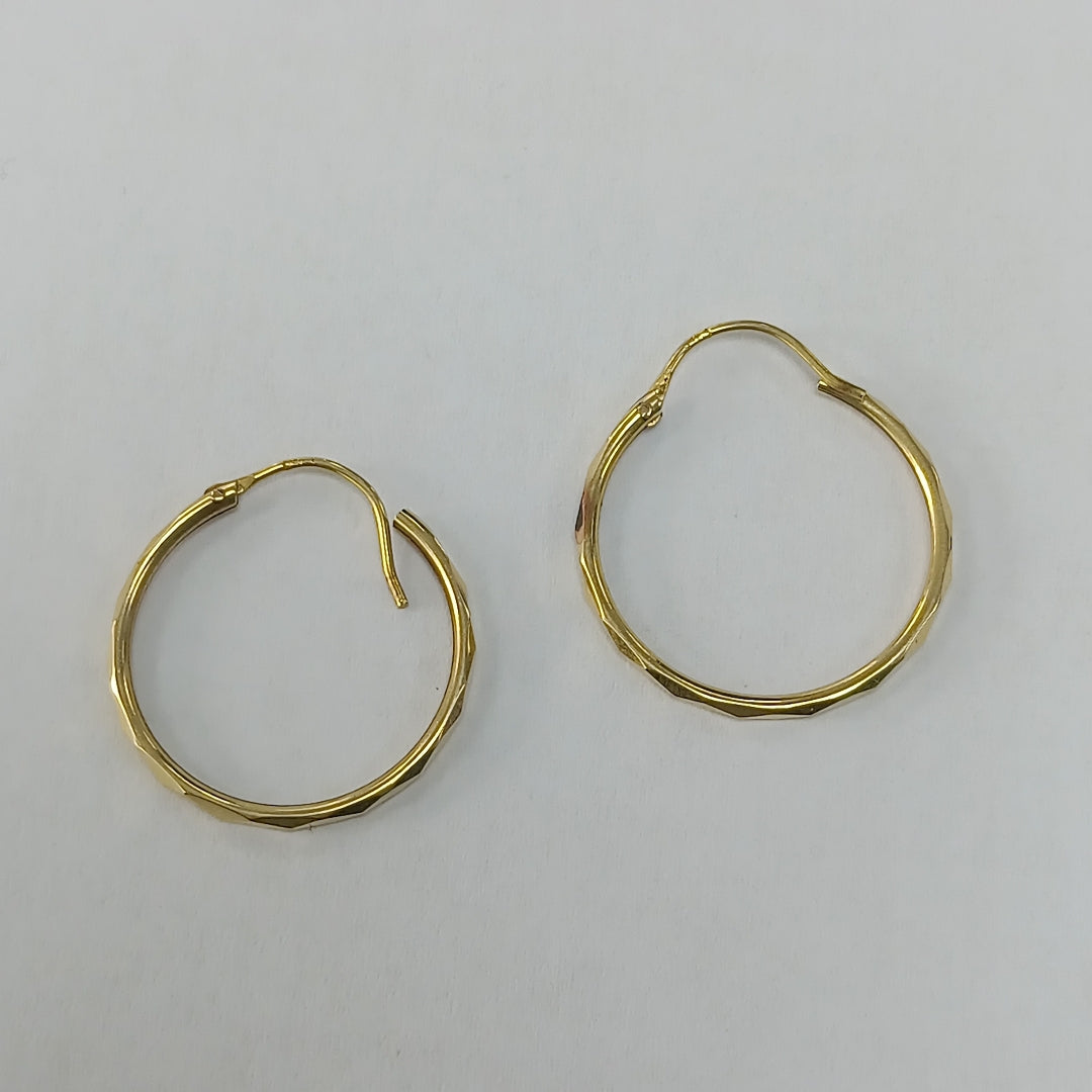 ARRACADAS PAR ORO 14 K 1,30 GRMS (SEMINUEVO)