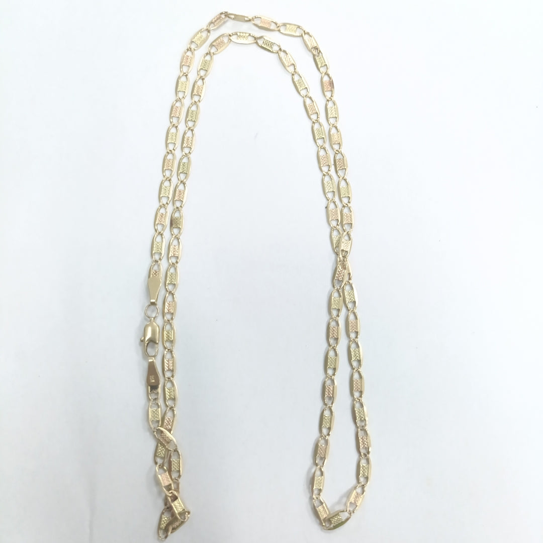 CADENA ORO,ORO COMBINADO 14 K 10,40 GRMS (SEMINUEVO)