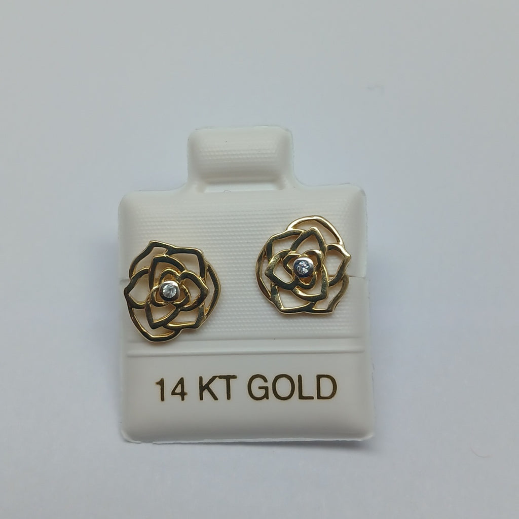 BROQUELES ORO 14K 1.4 (NUEVO)