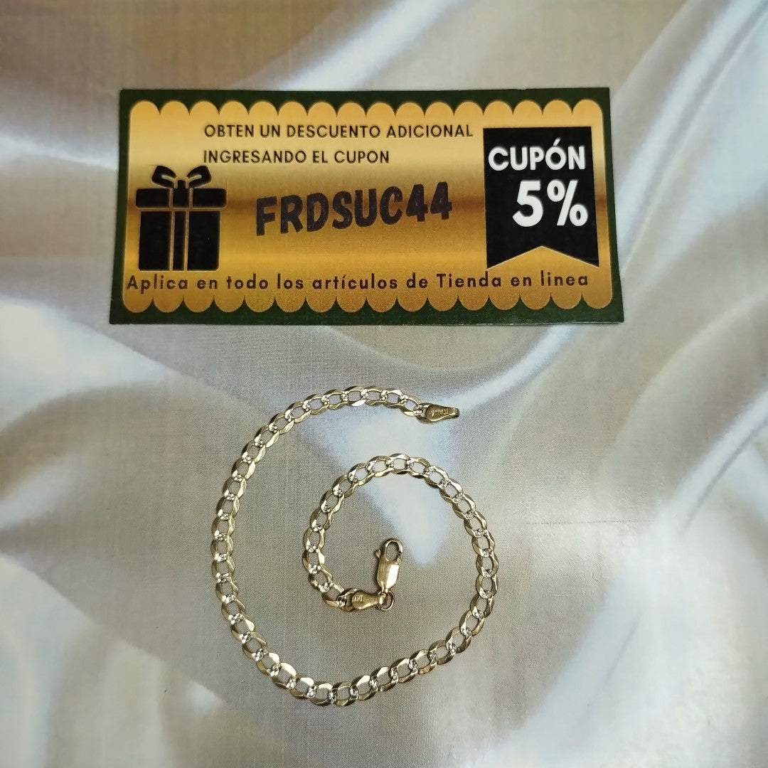 PULSERA. ORO. 14 K 3.8 GRMS (SEMINUEVO)