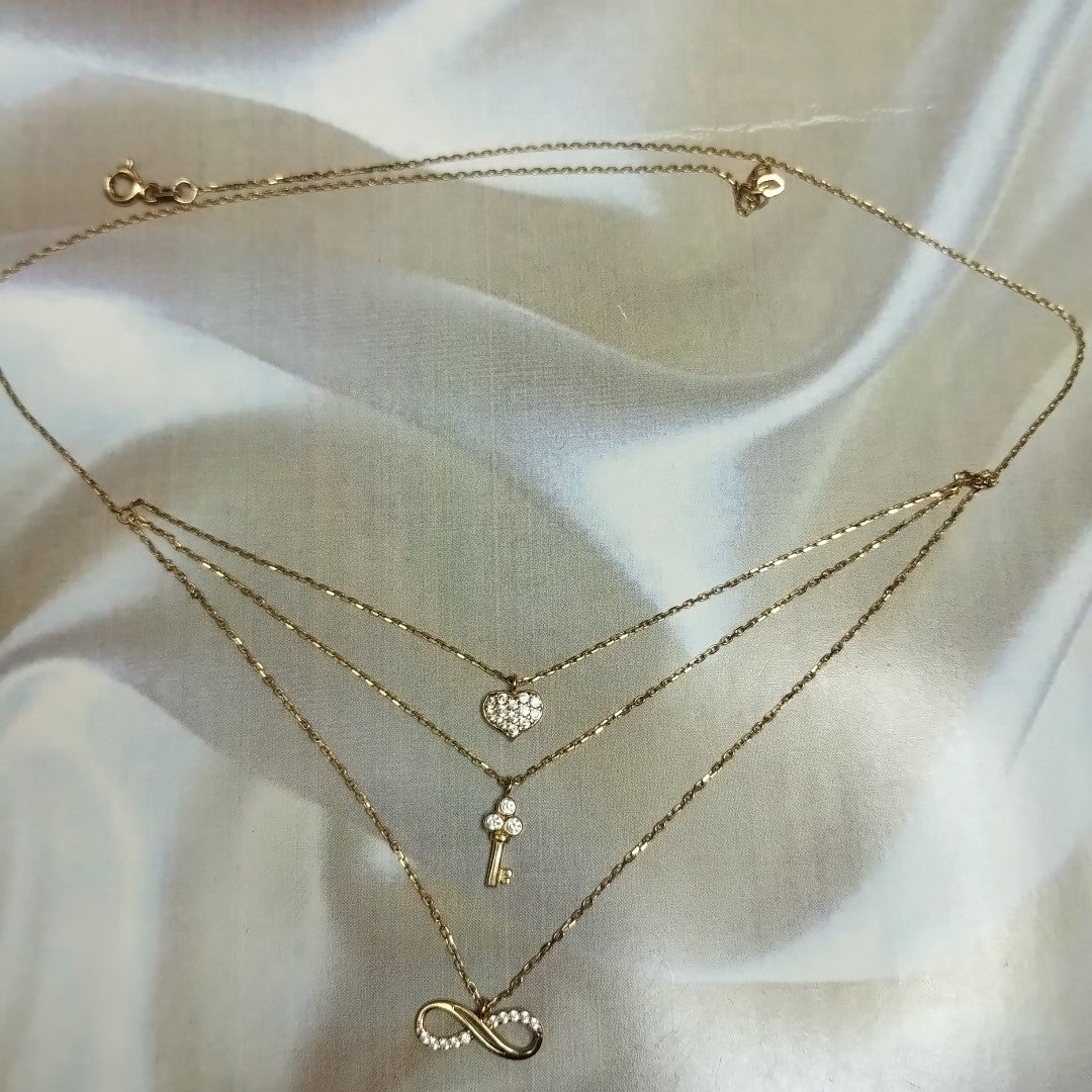 GARGANTILLA. ORO. 14 K 3.4 GRMS (SEMINUEVO)
