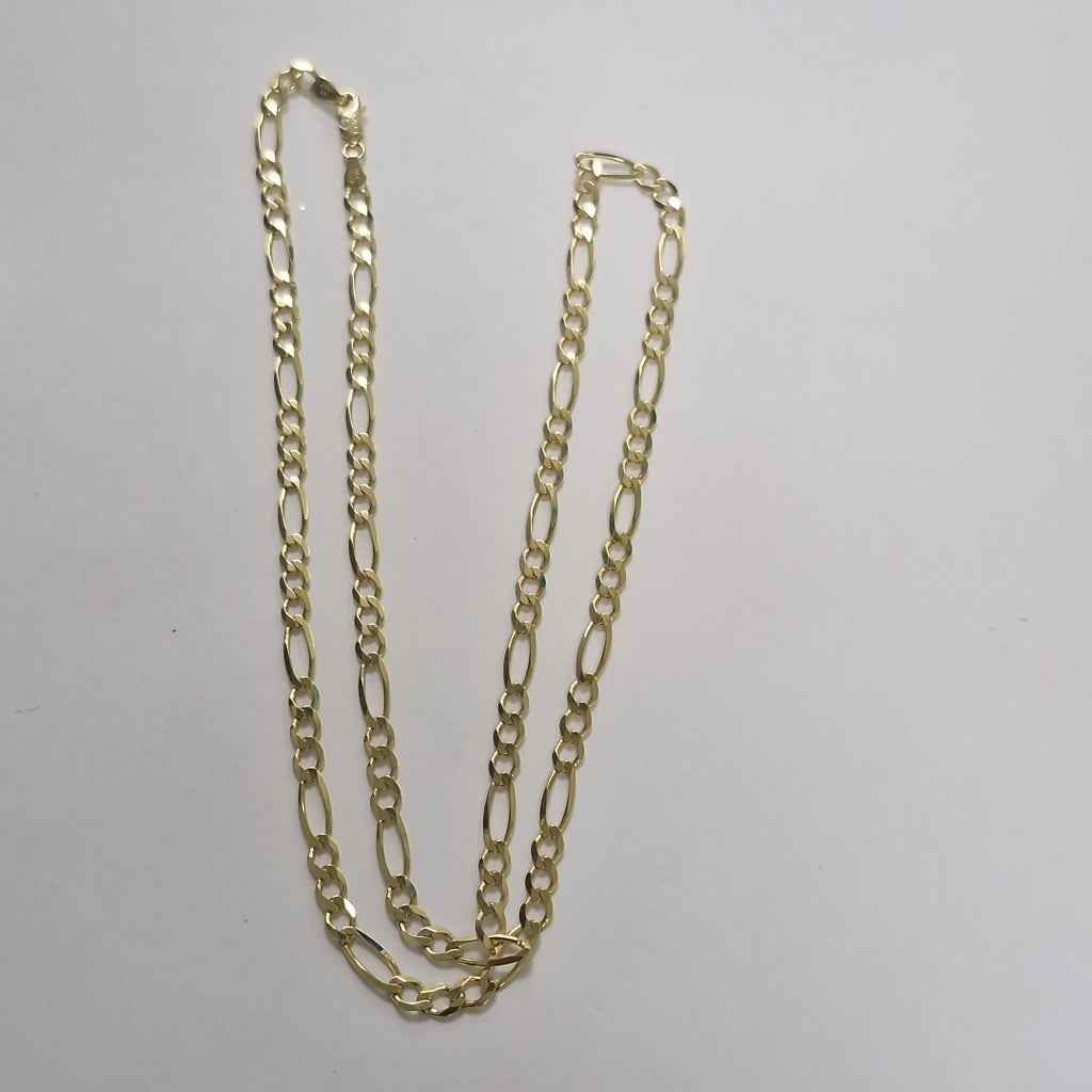 CADENAS CARTIER 3*1 AMARILLA ORO 14K 12.3 (NUEVO)