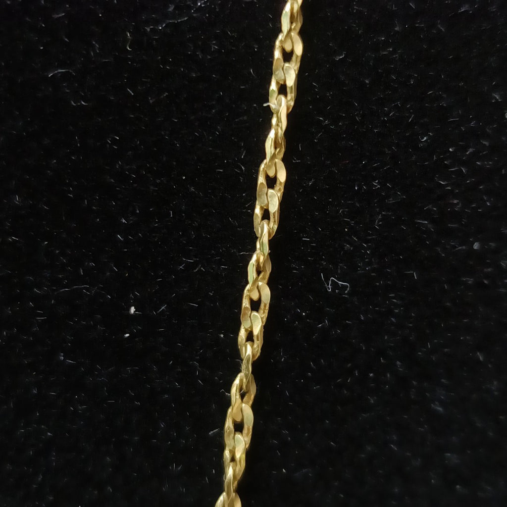 CADENA, DIJE. ORO. 14 K 5.9 GRMS (SEMINUEVO)