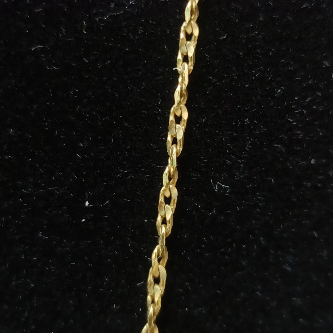 CADENA, DIJE. ORO. 14 K 5.9 GRMS (SEMINUEVO)