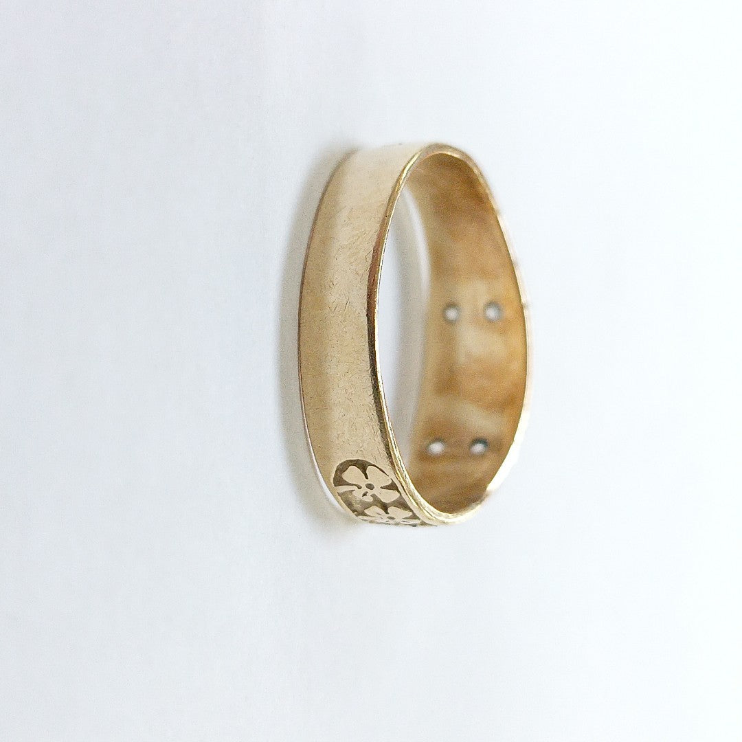 ARGOLLA DE LA SUERTE ORO 14 K 2,90 GRMS (SEMINUEVO)