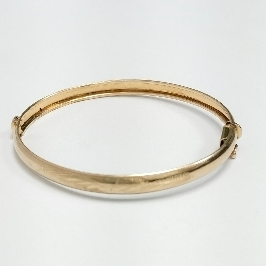 PULSERA RIGIDA ORO 18 K 8,80 GRMS (SEMINUEVO)