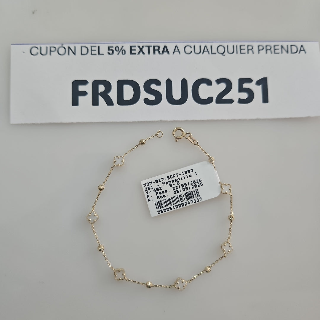 PULSERAS DAMA ORO 14K 2.3 (NUEVO)