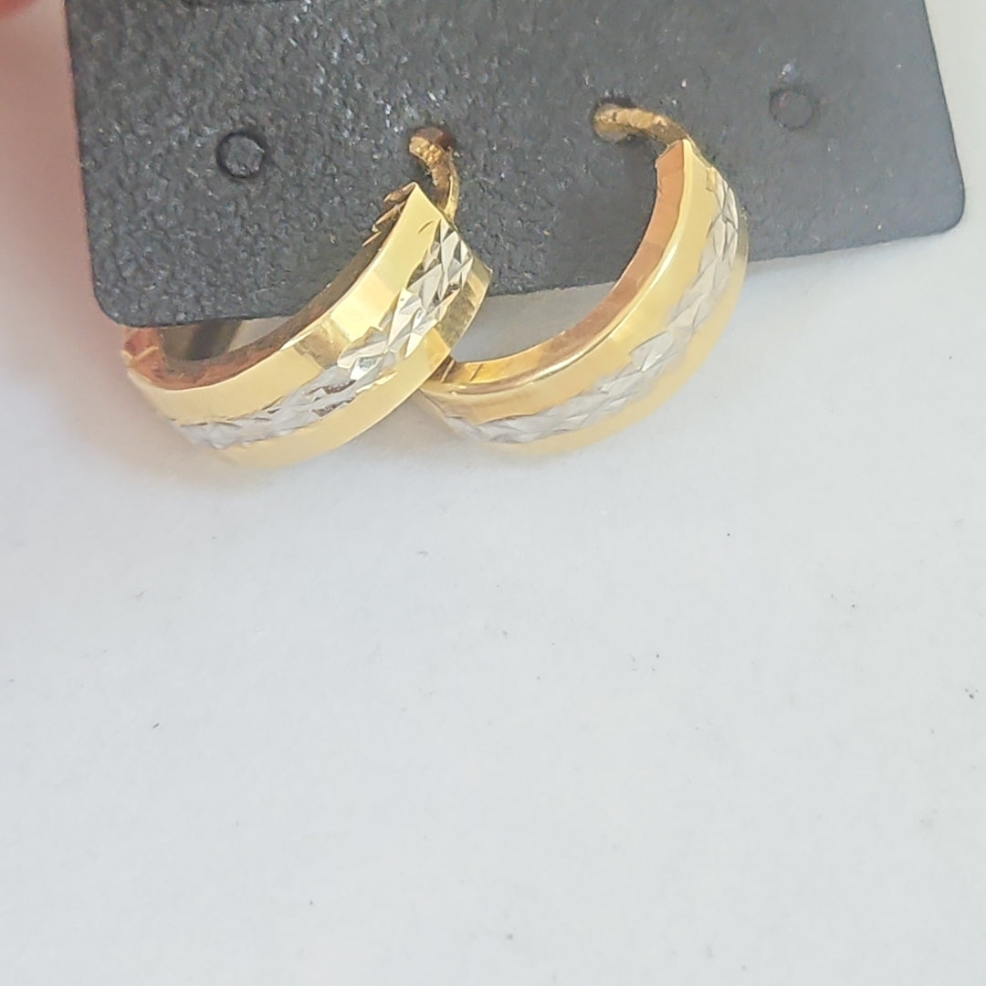ARRACADAS PAR ORO 14 K 2,20 GRMS (SEMINUEVO)