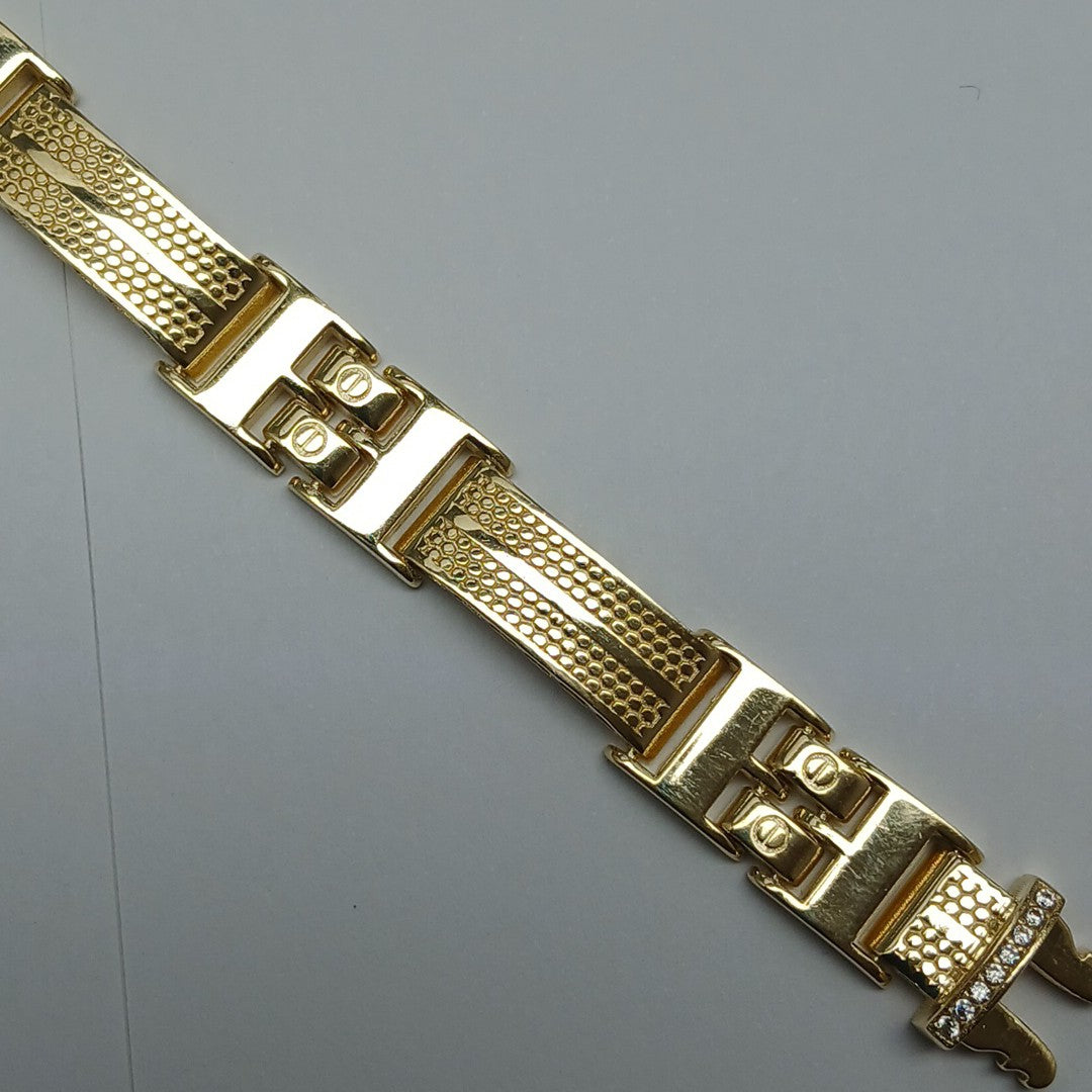 PULSERAS CABALLERO ORO 14K 25 (NUEVO)