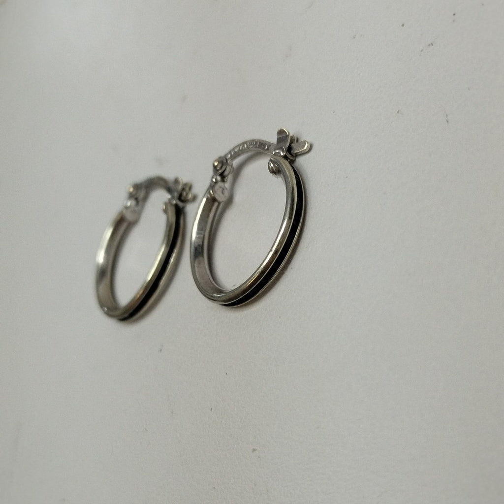 ARRACADAS PAR. ORO BLANCO. 10 K 1.5 GRMS (SEMINUEVO)