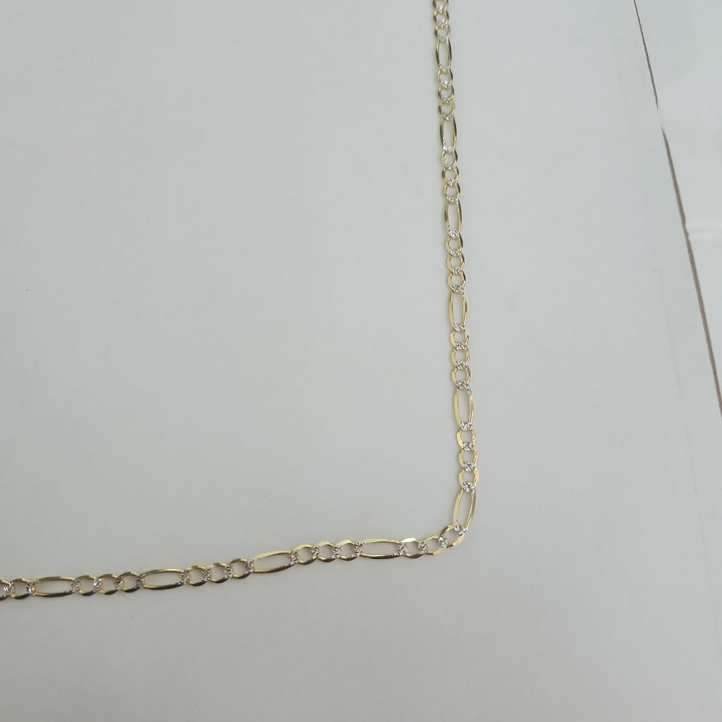 CADENAS CARTIER 3*1 DIAMANTADA ORO 14K 7.8 (NUEVO)