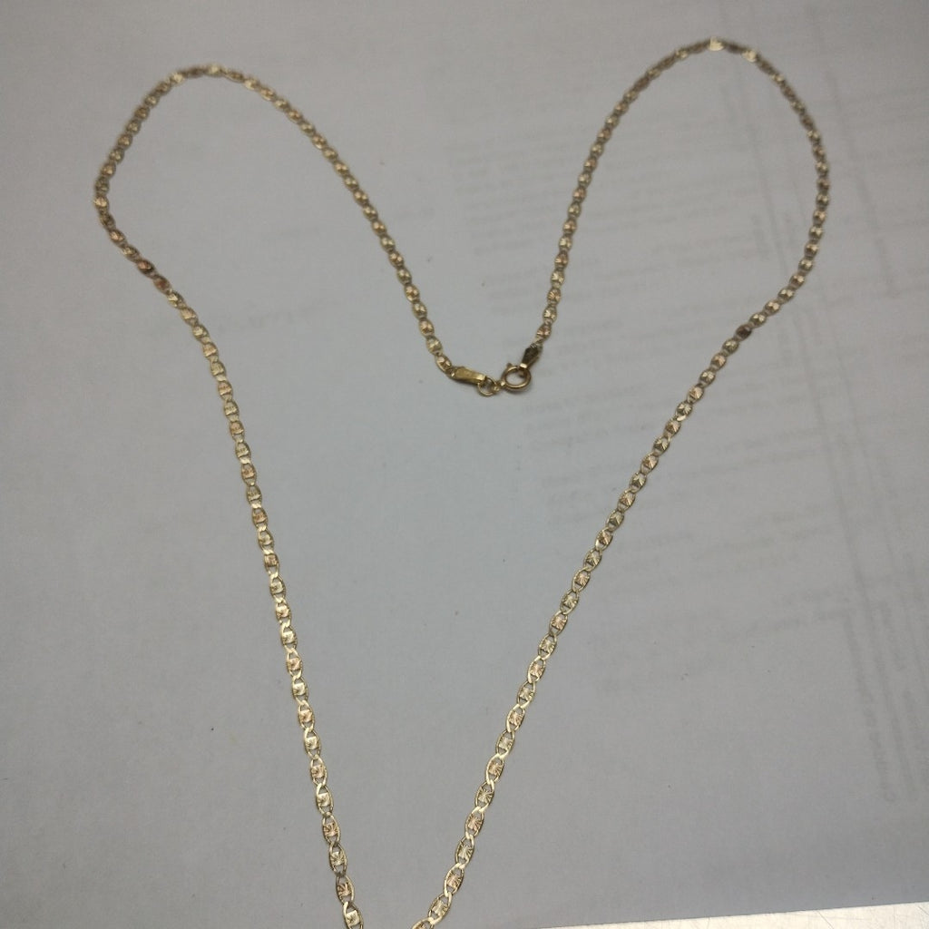CADENA. ORO COMBINADO. 10 K 3.2 GRMS (SEMINUEVO)