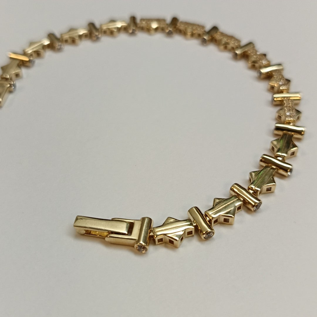 PULSERAS DAMA ORO 10K 9.8 (NUEVO)