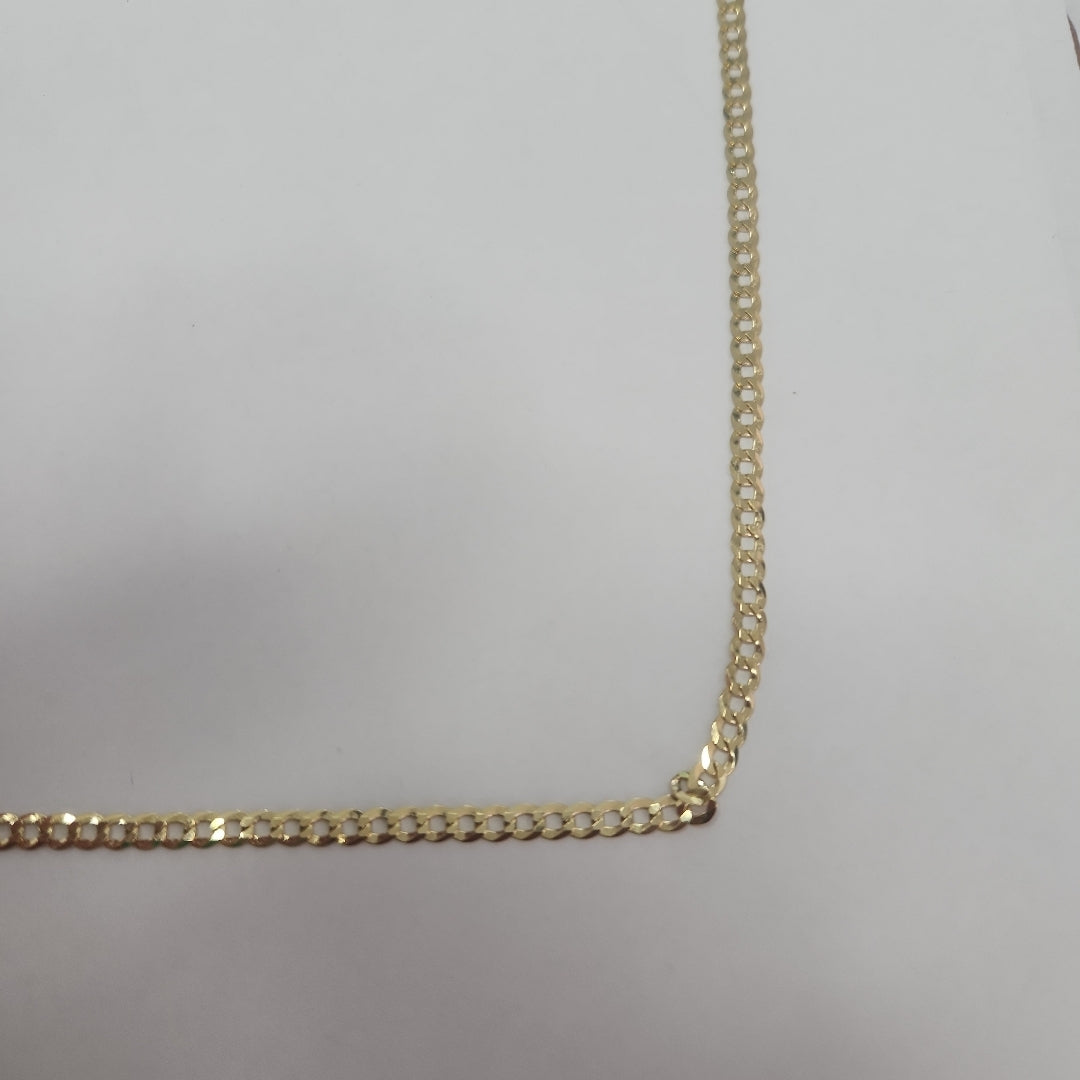 CADENAS BARBADA AMARILLA ORO 14K 8 (NUEVO)