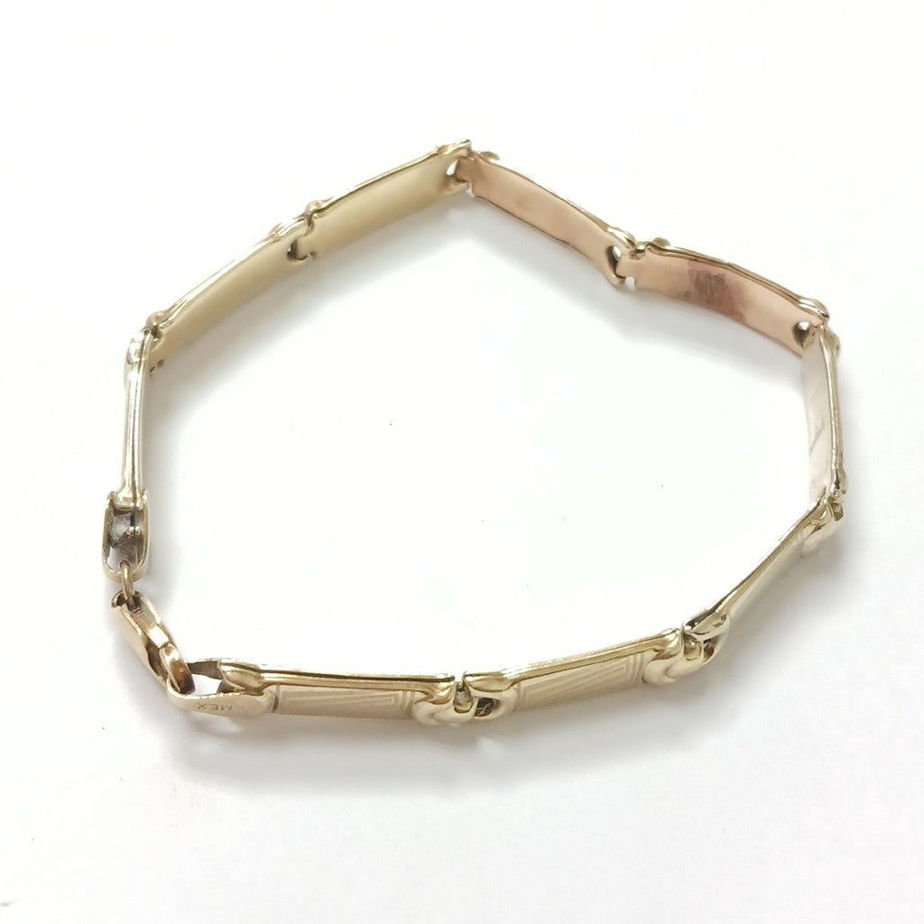 PULSERA ORO,ORO COMBINADO 10 K 7,50 GRMS (SEMINUEVO)