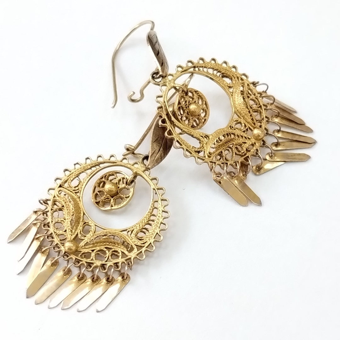 ARETES PAR. ORO. 10 K 3.1 GRMS (SEMINUEVO)