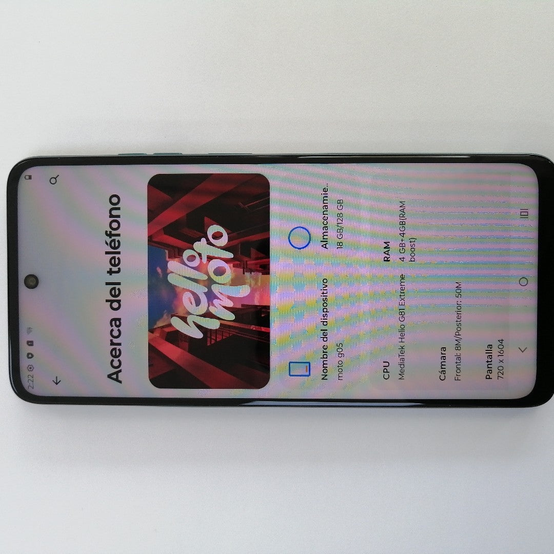 CELULAR MOTOROLA MOTO G05 XT2523-2 (2025) 128 GB 4 GB RAM (SEMINUEVO)