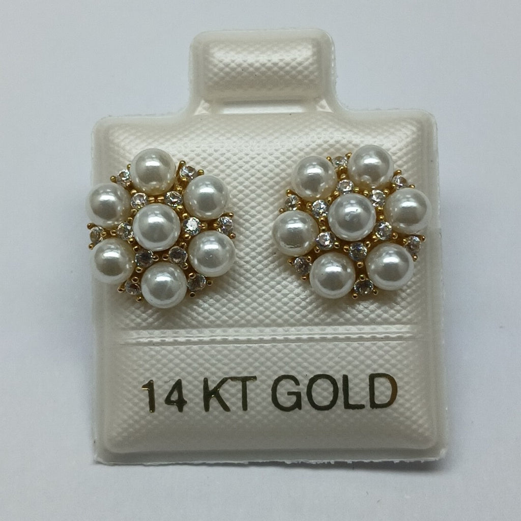 BROQUELES ORO 14K 2.6 (NUEVO)