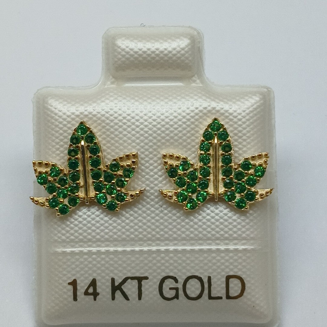 BROQUELES ORO 14K 1.5 (NUEVO)