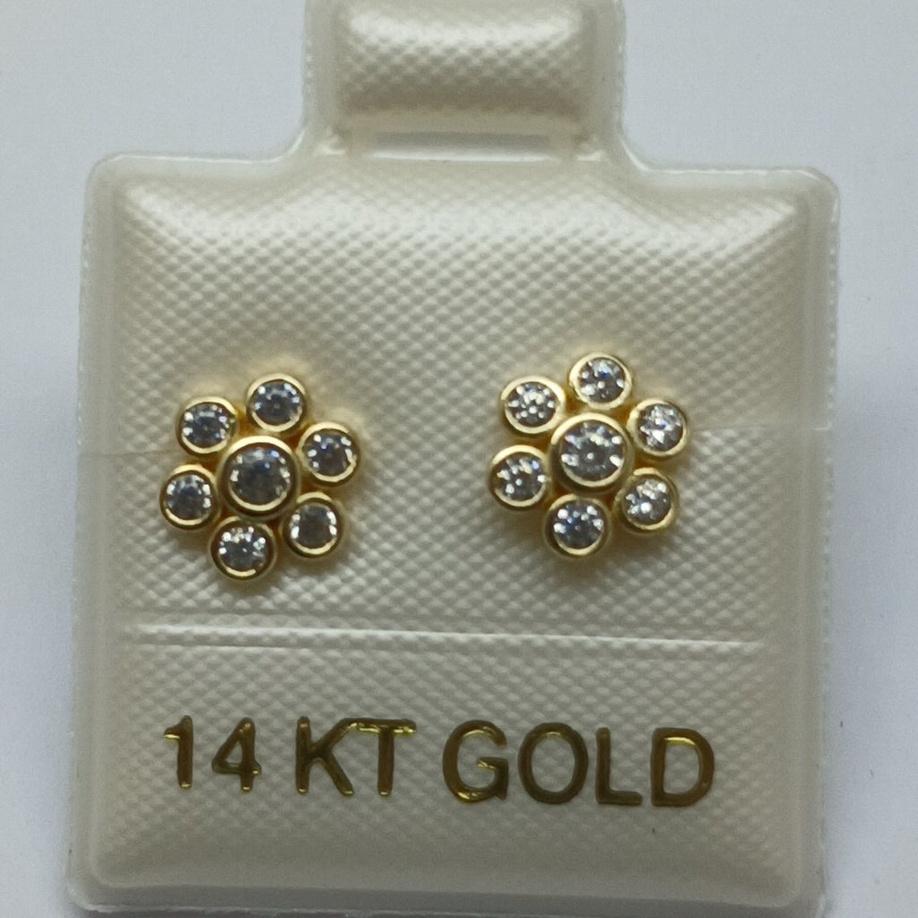 BROQUELES ORO 14K 1.2 (NUEVO)