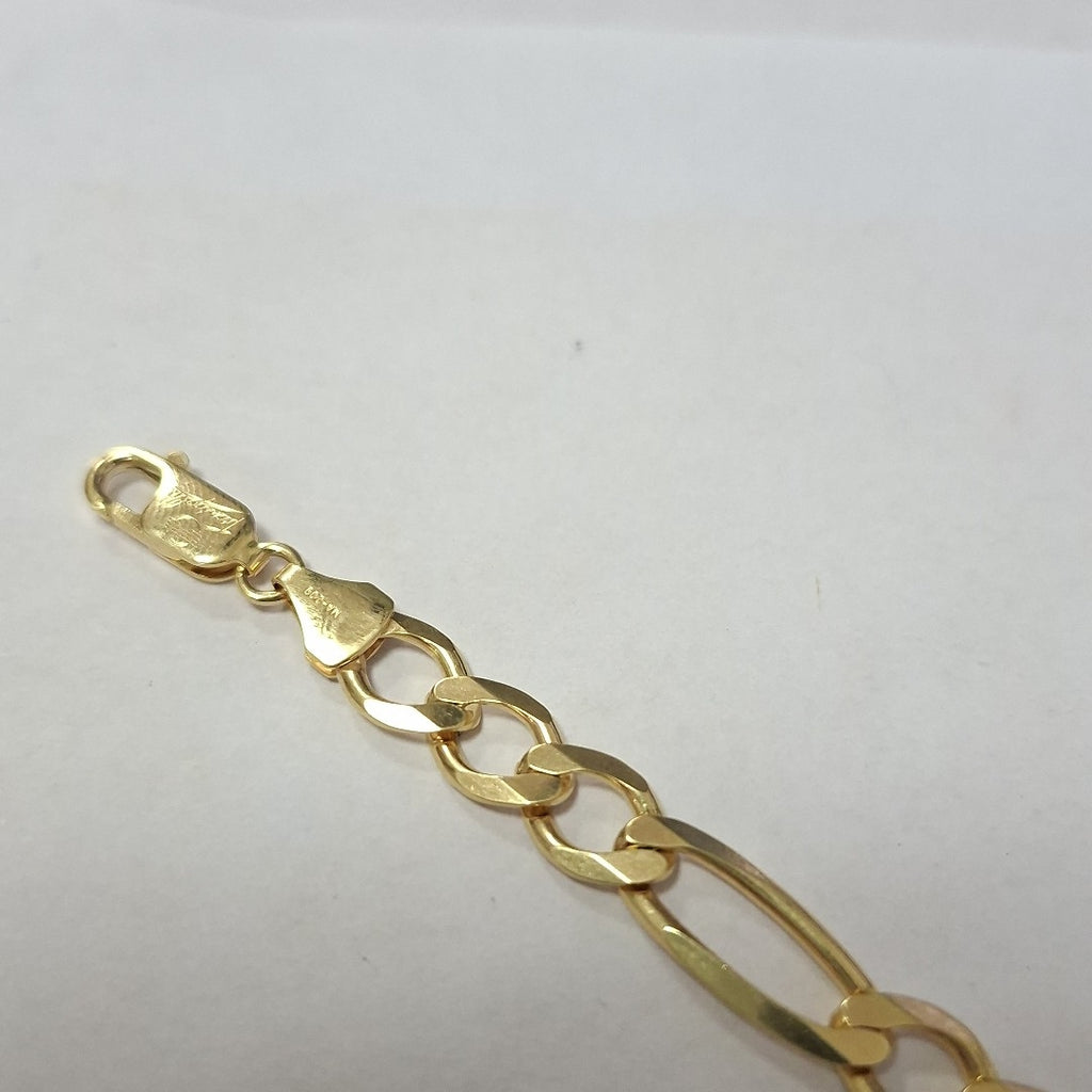 PULSERAS CABALLERO CARTIER 3*1 AMARILLA ORO 14K 12.2 (NUEVO)