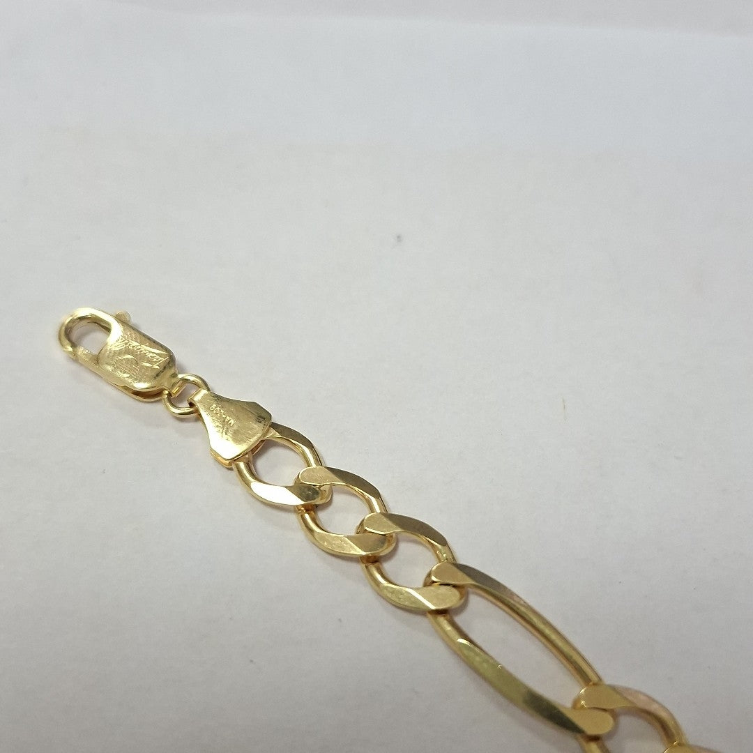 PULSERAS CABALLERO CARTIER 3*1 AMARILLA ORO 14K 12.2 (NUEVO)