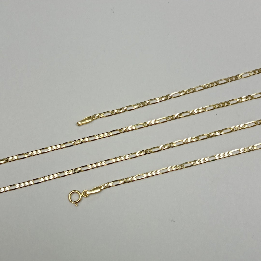 CADENAS CARTIER 3*1 AMARILLA ORO 14K 3.6 (NUEVO)