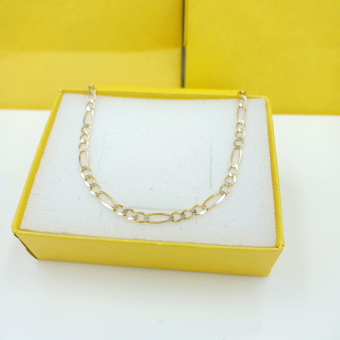 PULSERAS CABALLERO CARTIER 3*1 AMARILLA ORO 14K 3.1 (NUEVO)