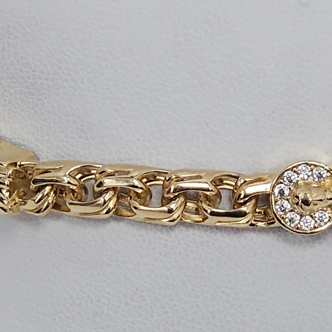 PULSERAS CABALLERO ORO 14K 19.9 (NUEVO)