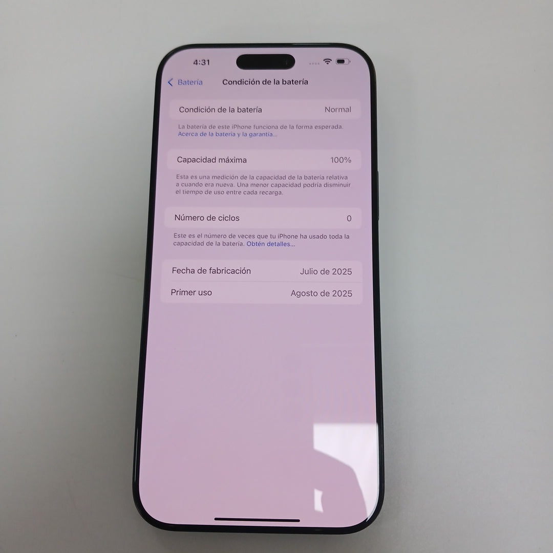 CELULAR APPLE IPHONE 16 PRO MAX A3295 (2024) 512 GB 8 GB RAM (SEMINUEVO)