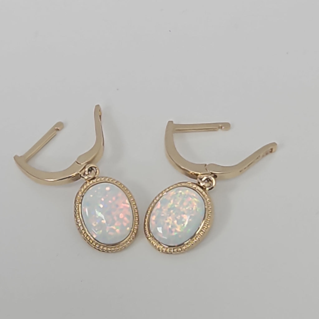 BROQUELES ORO 14K 3.7 (NUEVO)