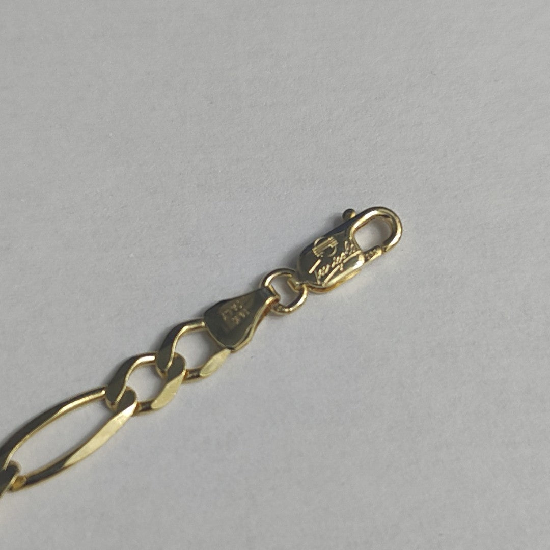 PULSERAS CABALLERO CARTIER 3*1 AMARILLA ORO 14K 6.4 (NUEVO)