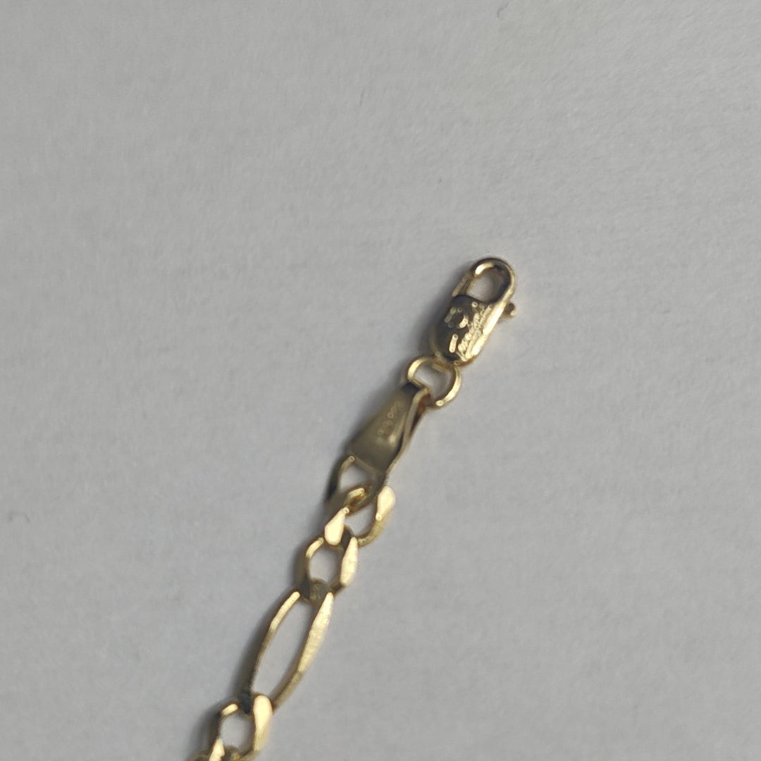 PULSERAS CABALLERO CARTIER 3*1 AMARILLA ORO 14K 2.9 (NUEVO)