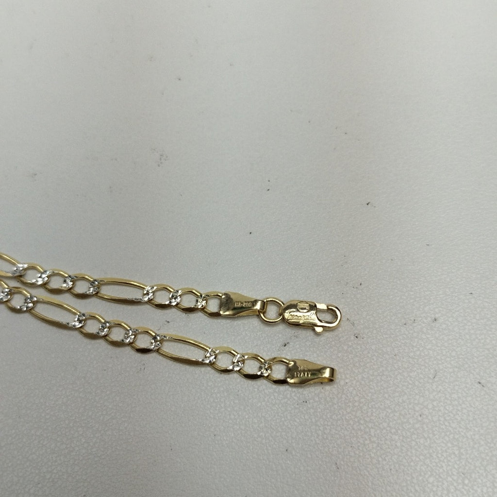 CADENAS CARTIER 3*1 DIAMANTADA ORO 14K 8.6 (NUEVO)
