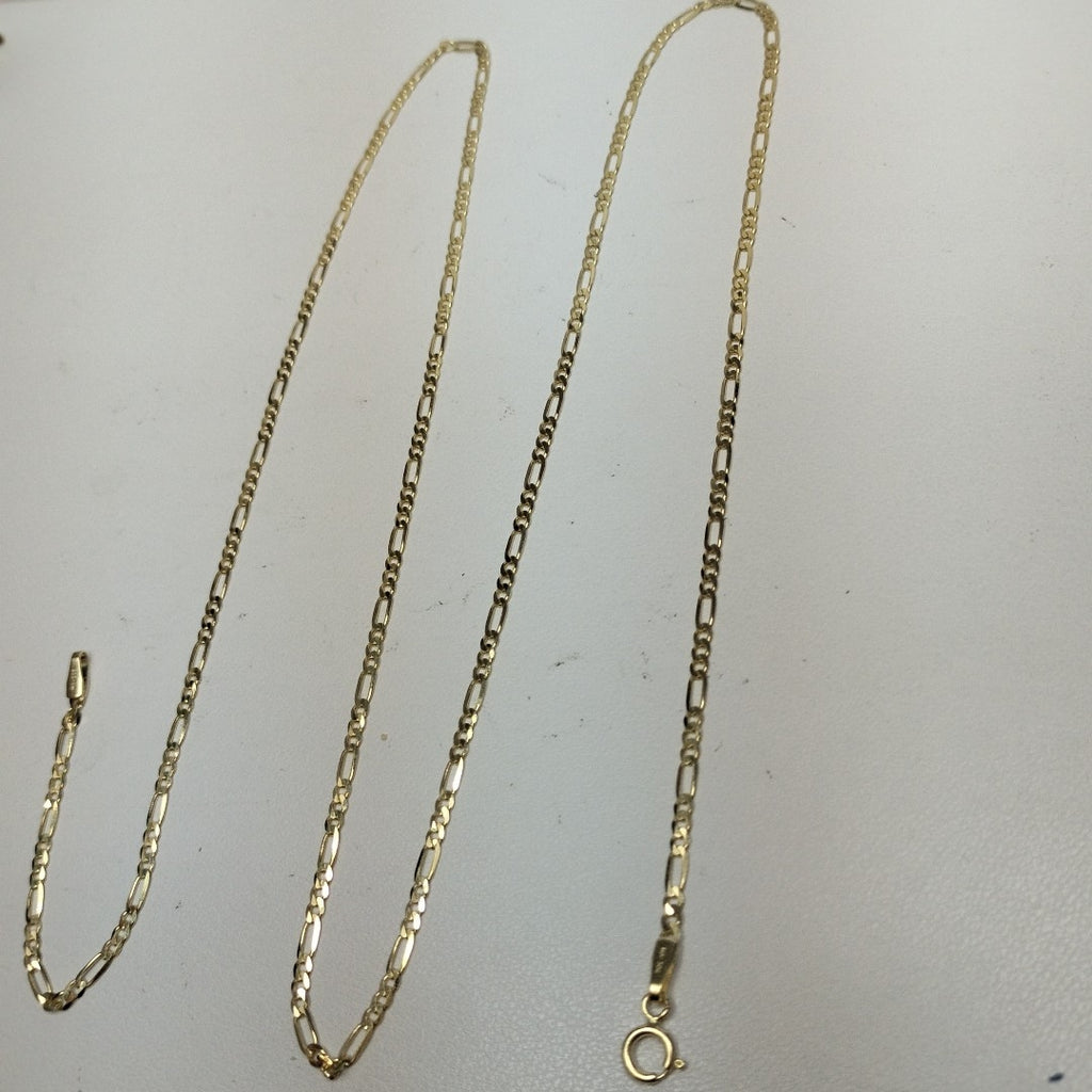 CADENAS CARTIER 3*1 AMARILLA ORO 14K 3.6 (NUEVO)