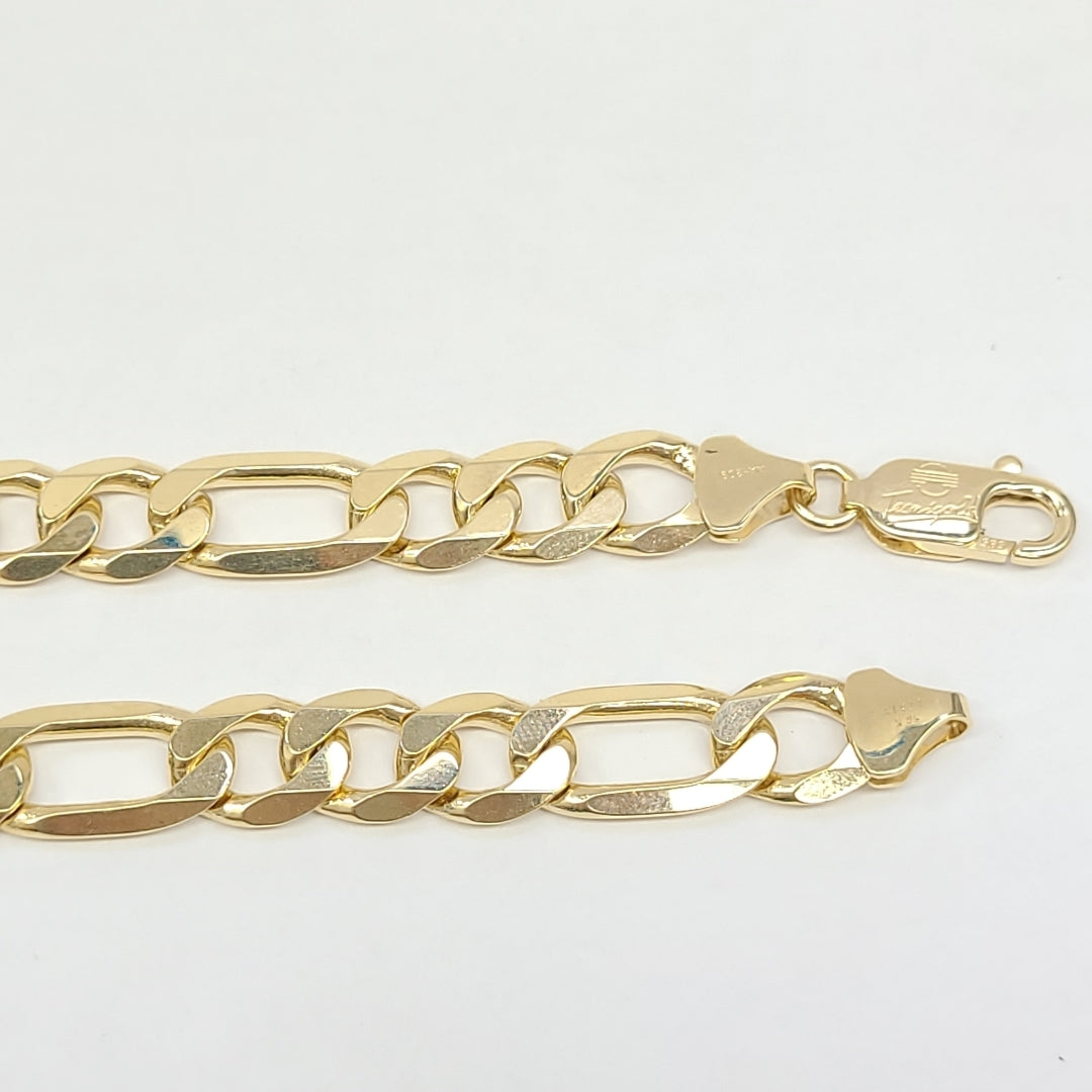 PULSERAS CABALLERO CARTIER 3*1 AMARILLA ORO 14K 26.1 (NUEVO)