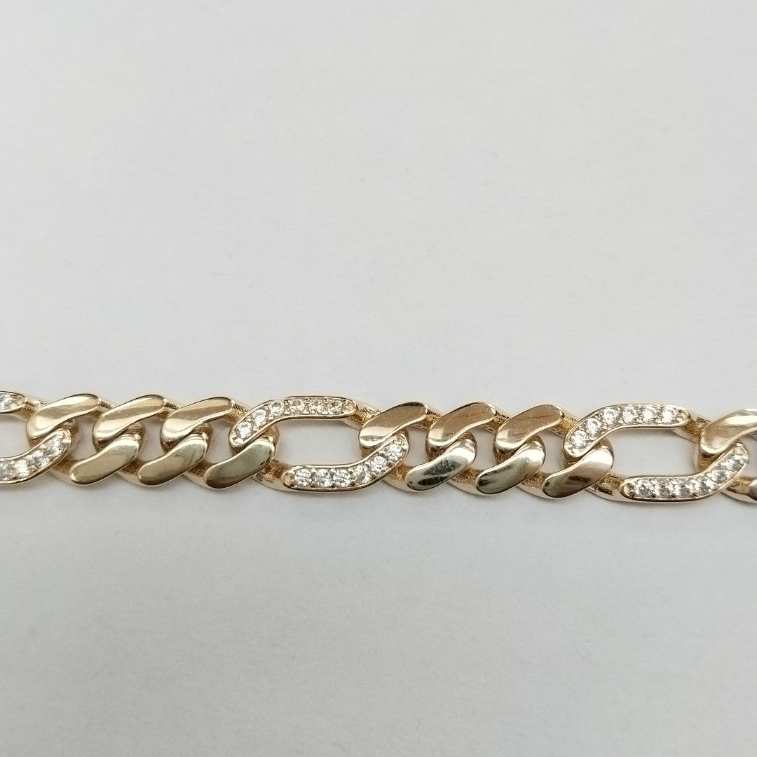 PULSERAS DAMA CARTIER 3*1 AMARILLA ORO 14K 11.1 (NUEVO)