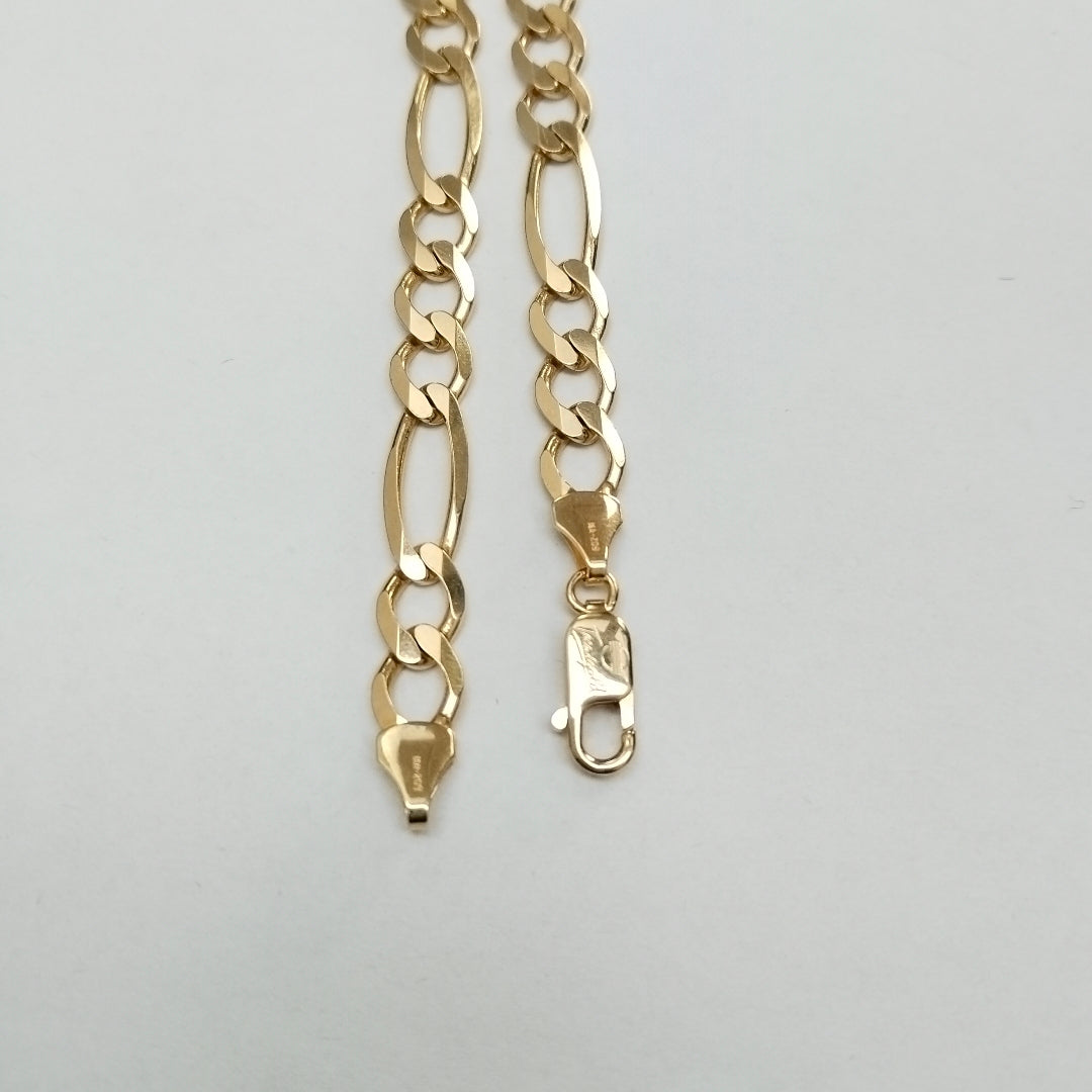 PULSERAS CABALLERO CARTIER 3*1 AMARILLA ORO 14K 11.7 (NUEVO)