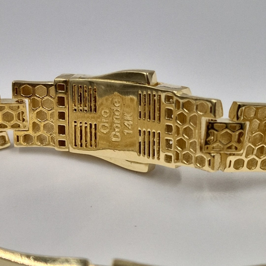 PULSERAS CABALLERO ORO 14K 18.3 (NUEVO)