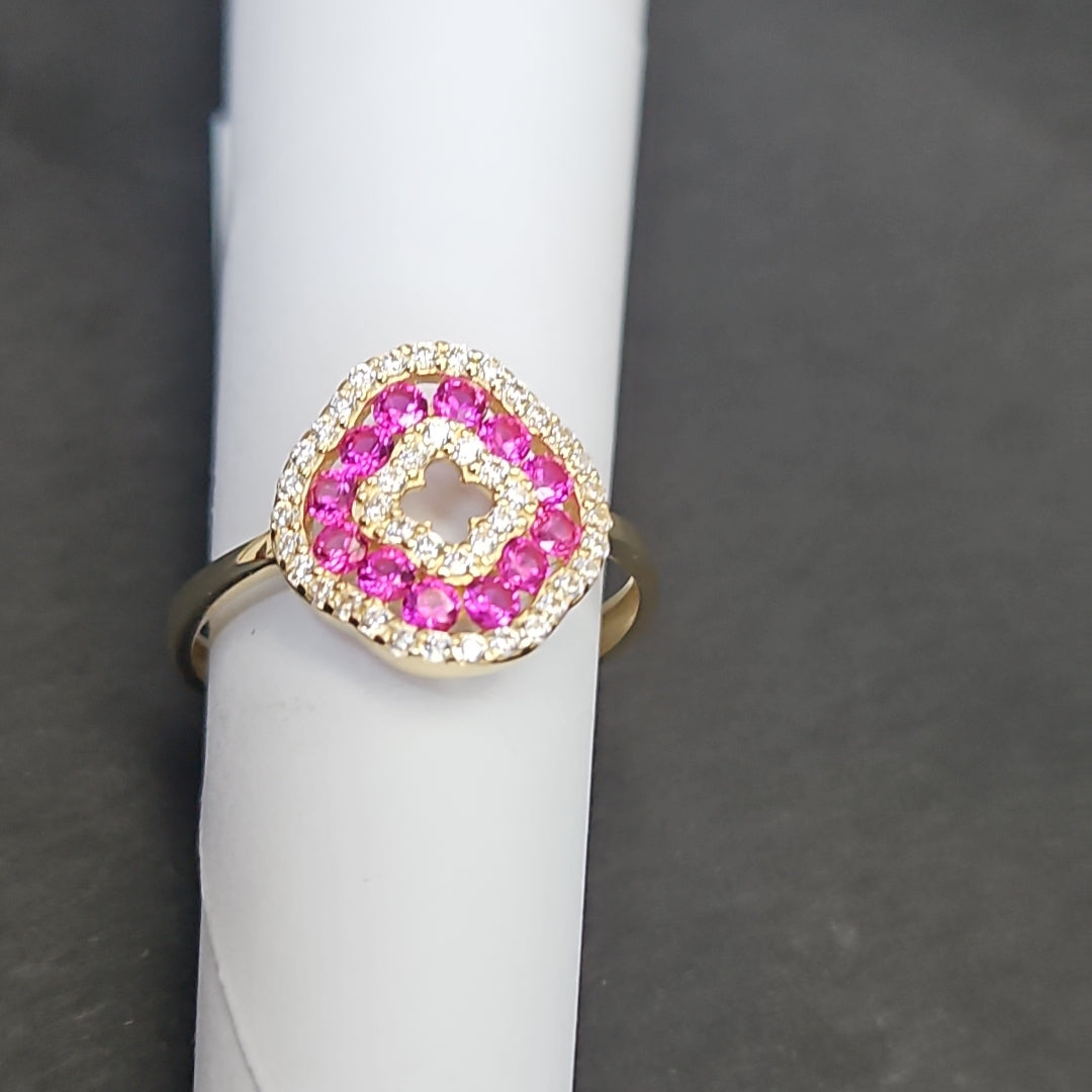 ANILLOS DAMA ORO 14K 2 (NUEVO)