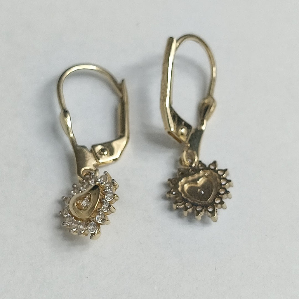 PAR ARETES ORO 14K 2.2 (NUEVO)