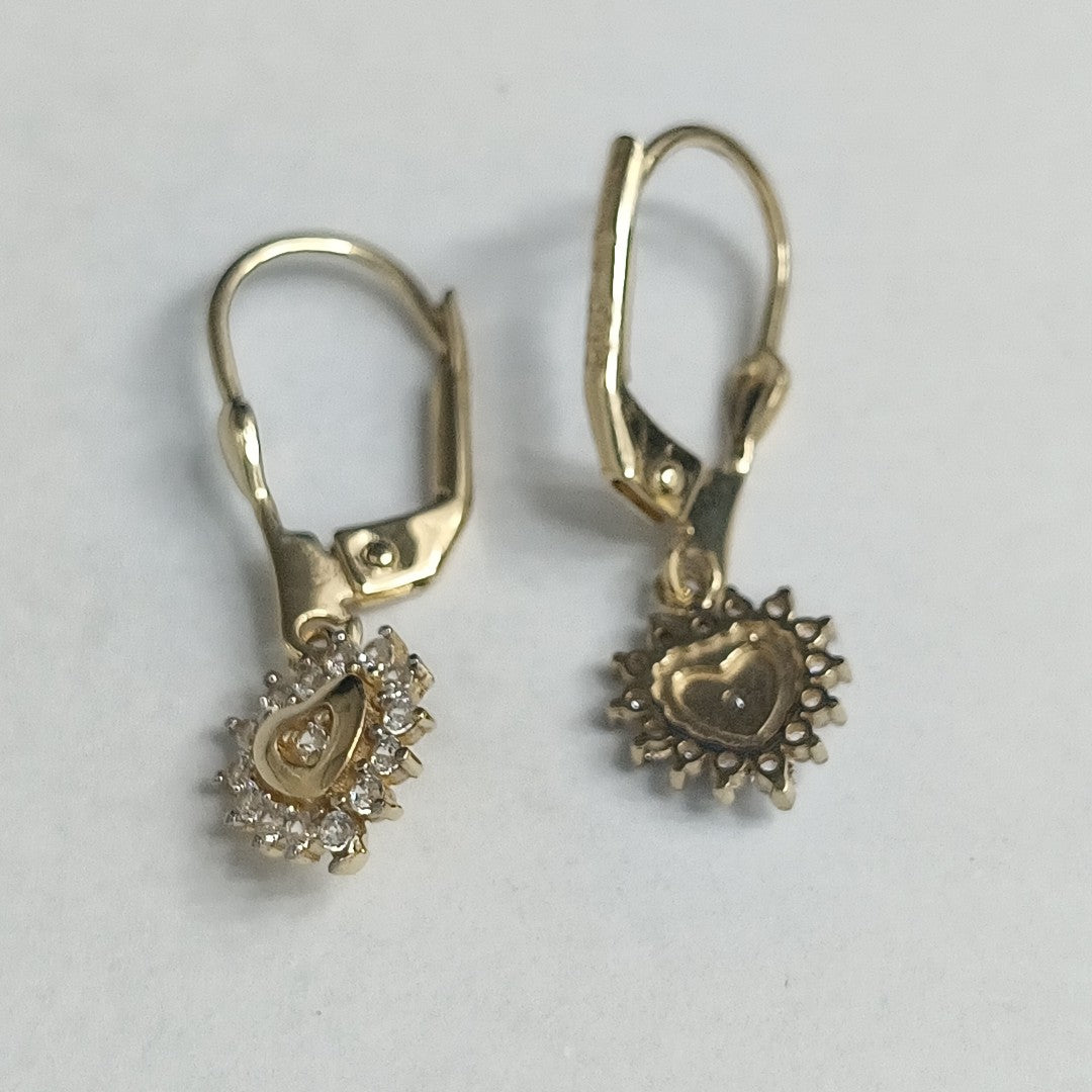 PAR ARETES ORO 14K 2.2 (NUEVO)