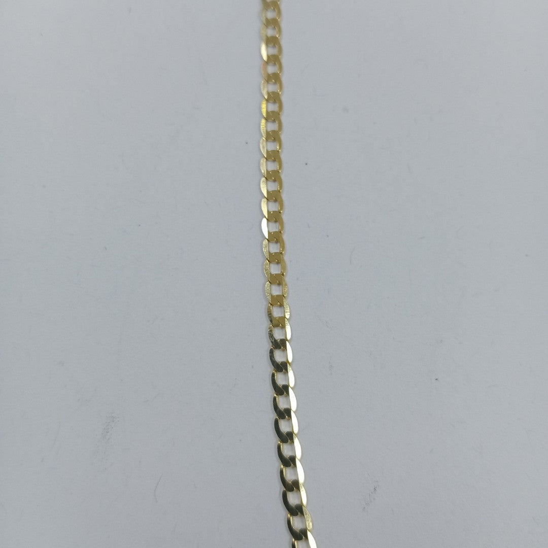 CADENAS BARBADA AMARILLA ORO 14K 3.7 (NUEVO)