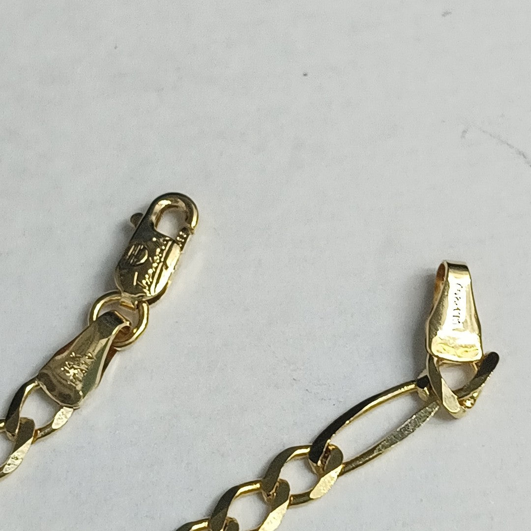 PULSERAS CABALLERO CARTIER 3*1 AMARILLA ORO 14K 3 (NUEVO)