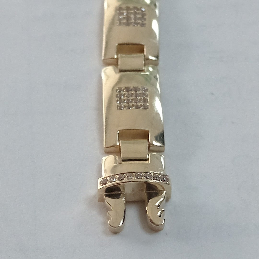 PULSERAS CABALLERO ORO 14K 18.2 (NUEVO)