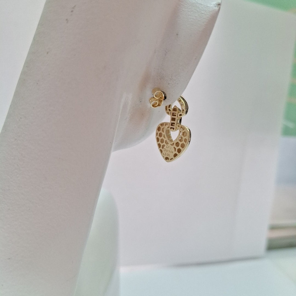 BROQUELES ORO 14K 3.3 (NUEVO)